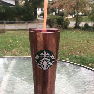 RARE Starbucks 2019 Holiday Rose Gold Tumbler